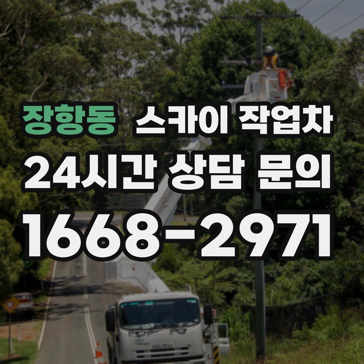 장항동 스카이 작업차