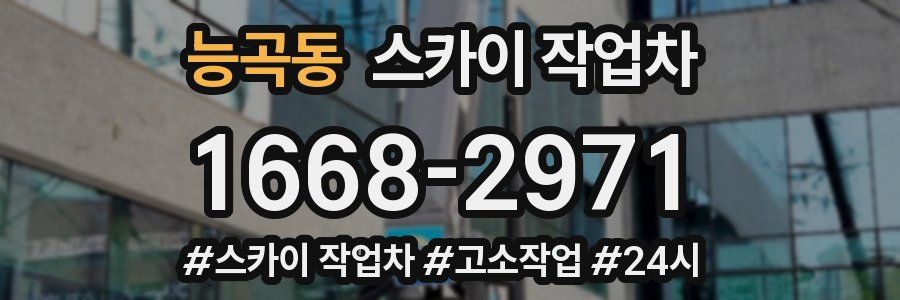 능곡동 스카이 작업차