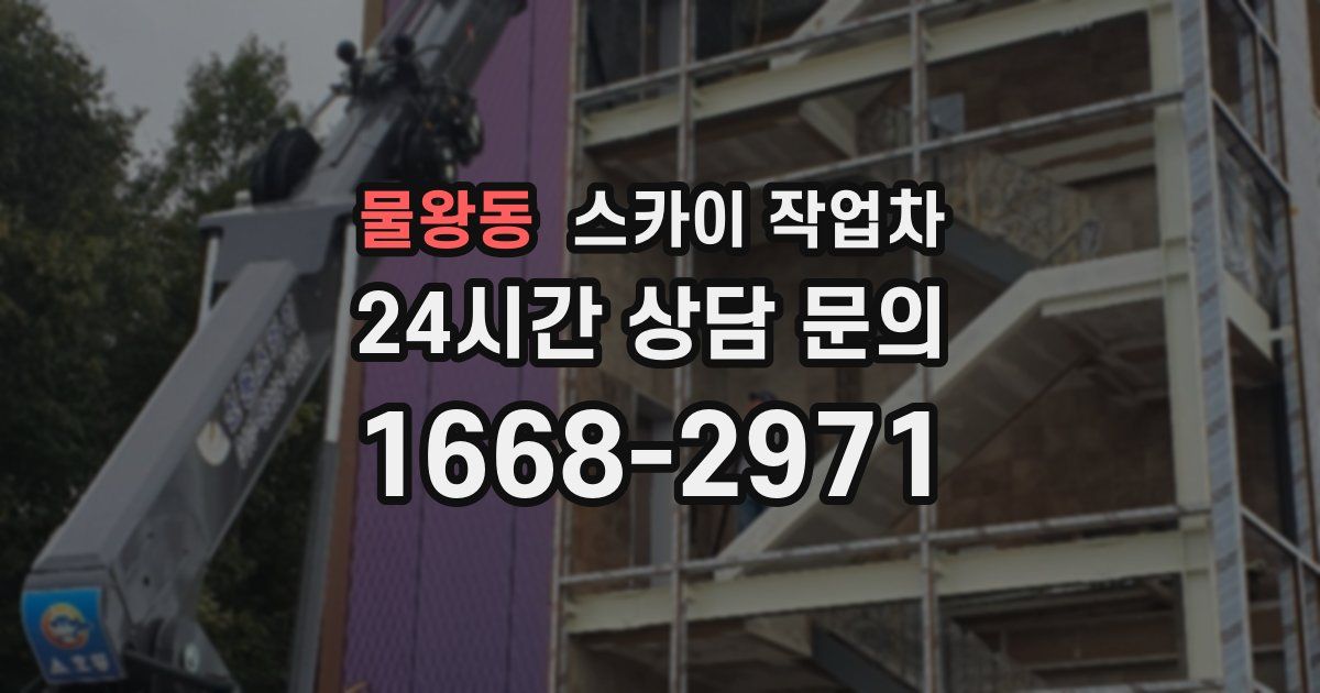 물왕동 스카이 작업차