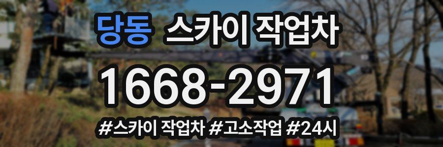 당동 스카이 작업차