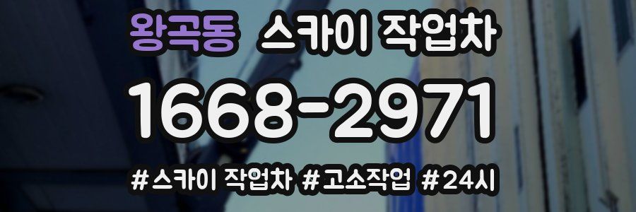 왕곡동 스카이 작업차