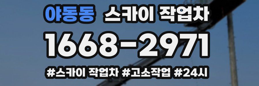 야동동 스카이 작업차