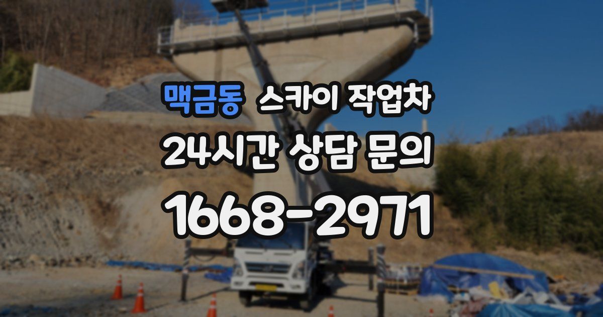 맥금동 스카이 작업차