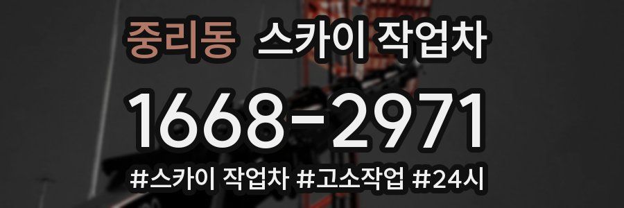 중리동 스카이 작업차