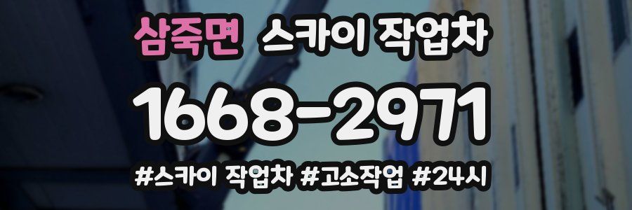 삼죽면 스카이 작업차