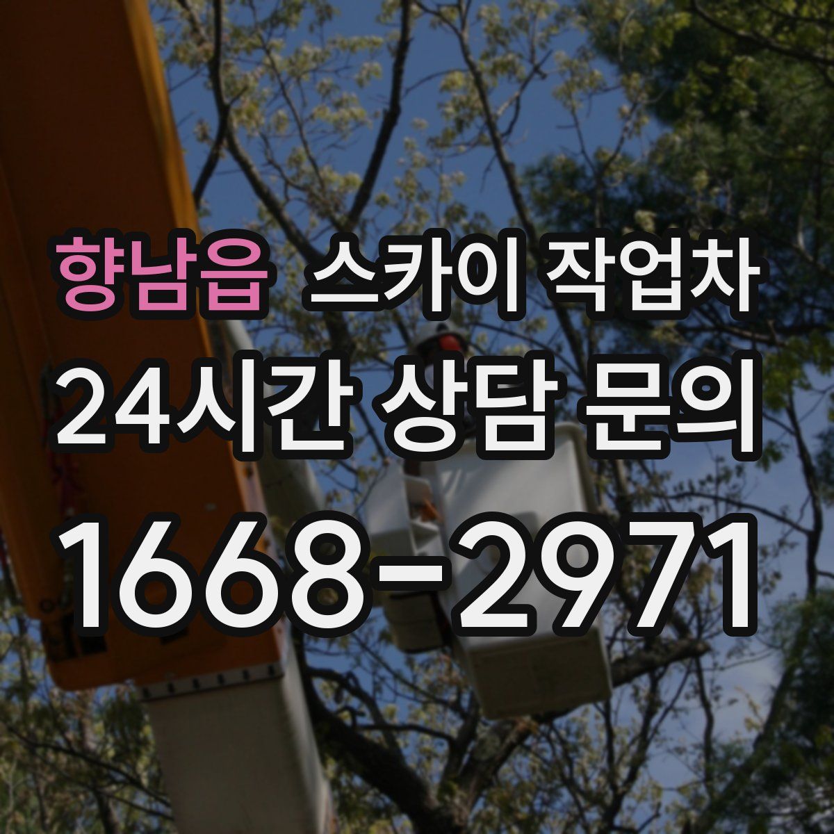 향남읍 스카이 작업차