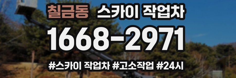 칠금동 스카이 작업차