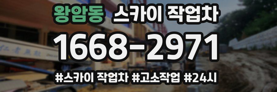 왕암동 스카이 작업차