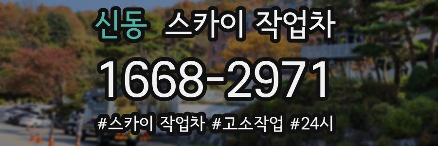 신동 스카이 작업차