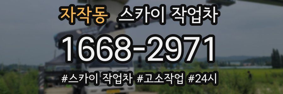 자작동 스카이 작업차
