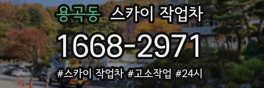 용곡동 스카이 작업차