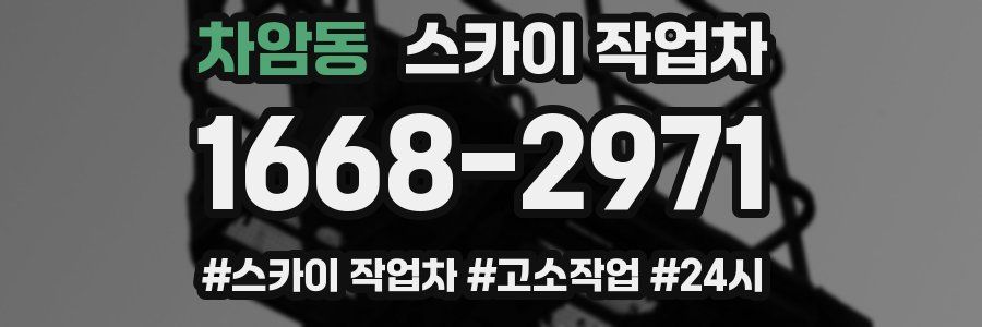 차암동 스카이 작업차