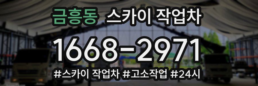 금흥동 스카이 작업차