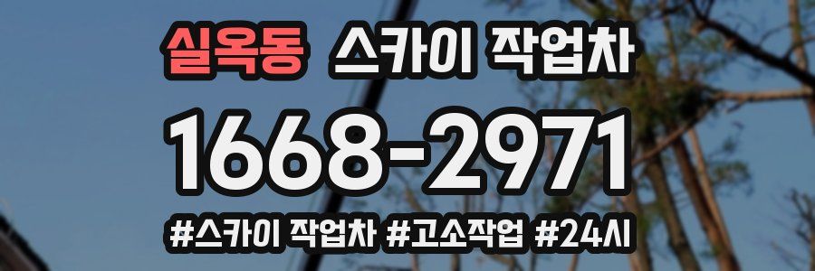 실옥동 스카이 작업차