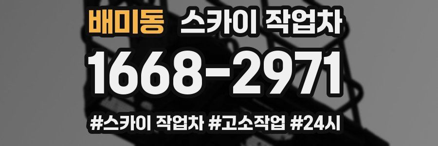 배미동 스카이 작업차