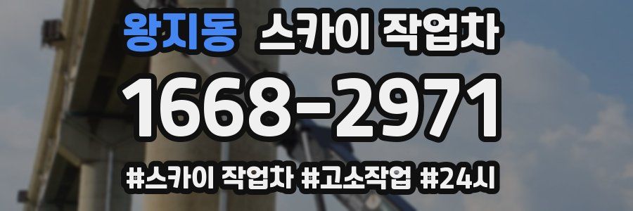 왕지동 스카이 작업차