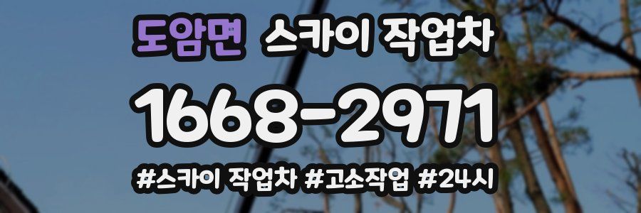 도암면 스카이 작업차