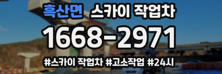 흑산면 스카이 작업차