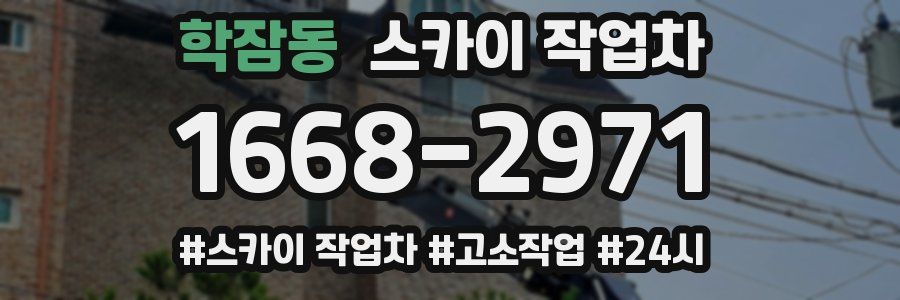 학잠동 스카이 작업차