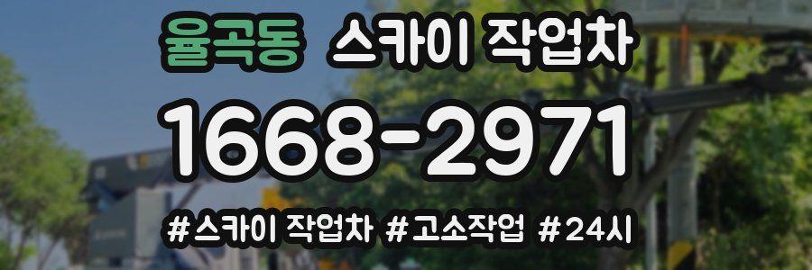 율곡동 스카이 작업차