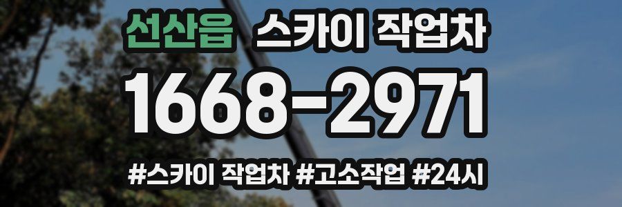 선산읍 스카이 작업차