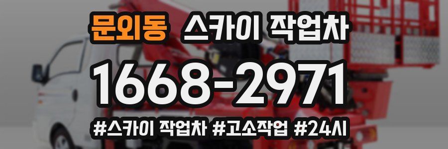 문외동 스카이 작업차