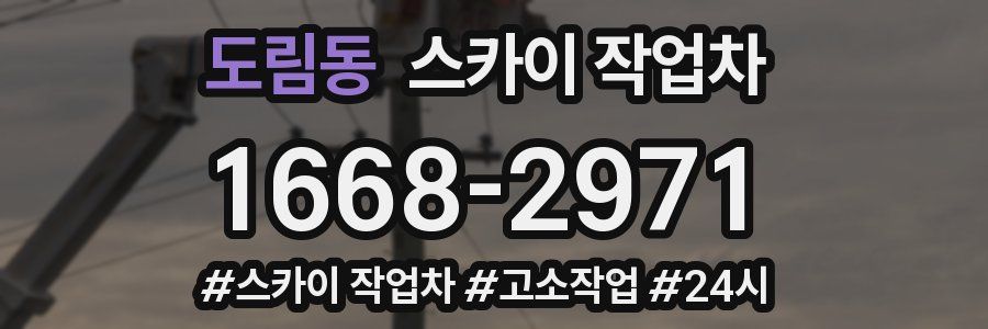 도림동 스카이 작업차