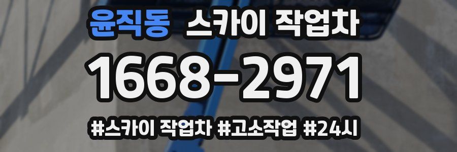 윤직동 스카이 작업차