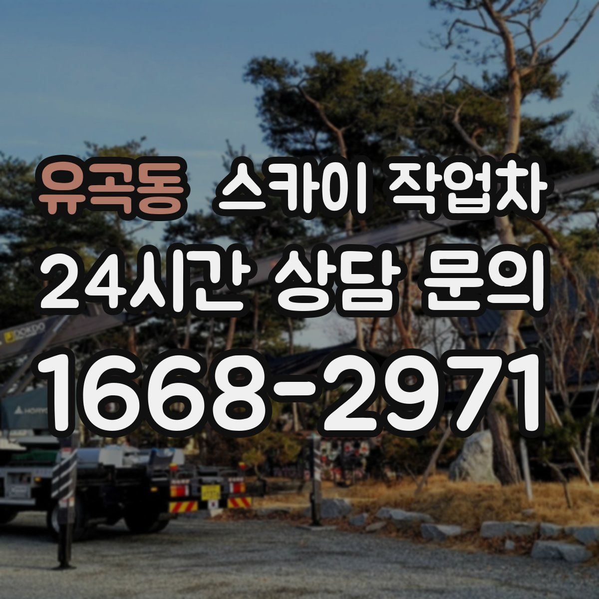 유곡동 스카이 작업차