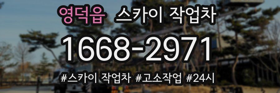 영덕읍 스카이 작업차