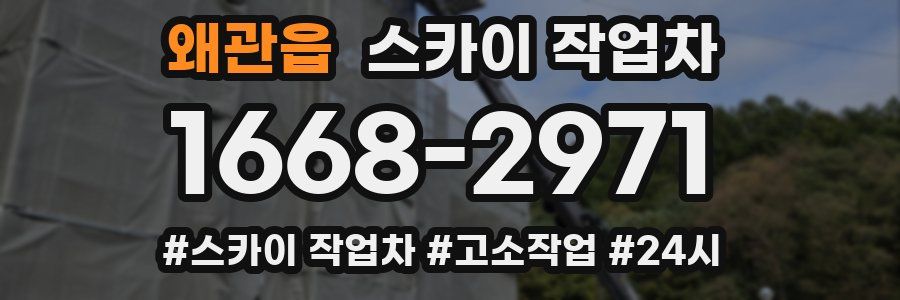 왜관읍 스카이 작업차