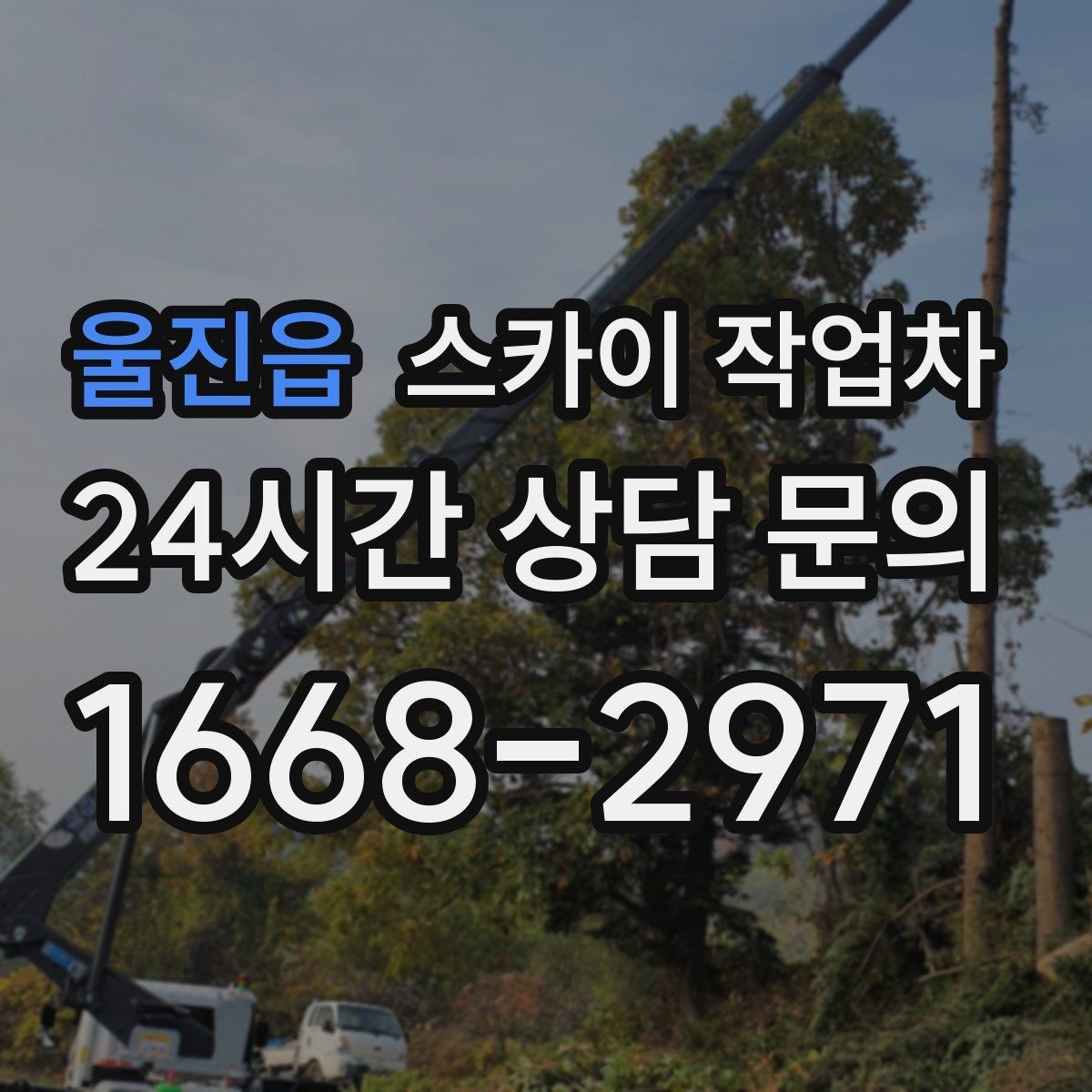 울진읍 스카이 작업차 옥상 난간 보수 작업에 적합한 이유