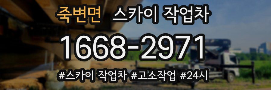 죽변면 스카이 작업차