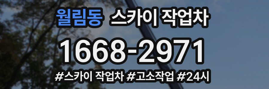 월림동 스카이 작업차