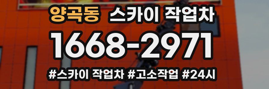 양곡동 스카이 작업차