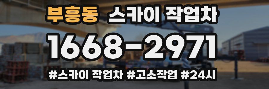 부흥동 스카이 작업차