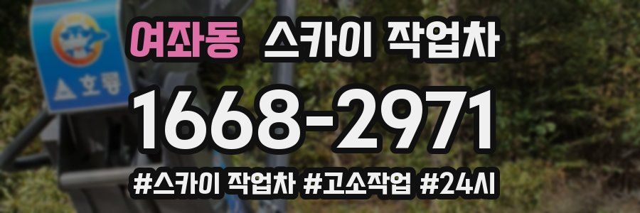 여좌동 스카이 작업차