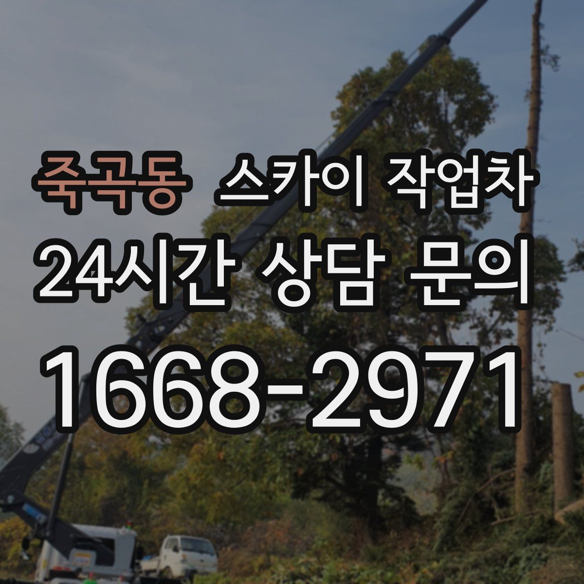 죽곡동 스카이 작업차