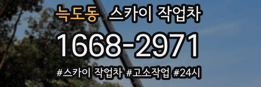 늑도동 스카이 작업차