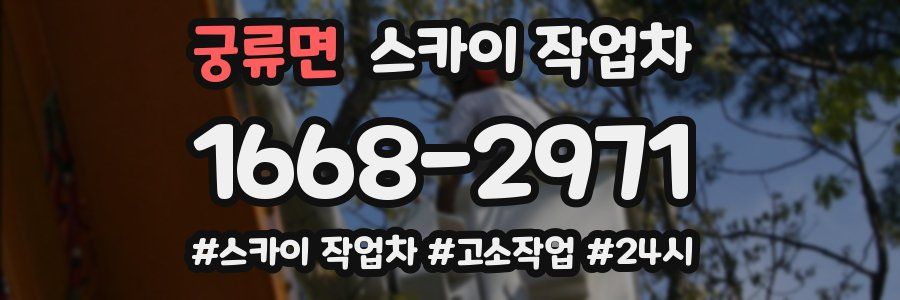 궁류면 스카이 작업차