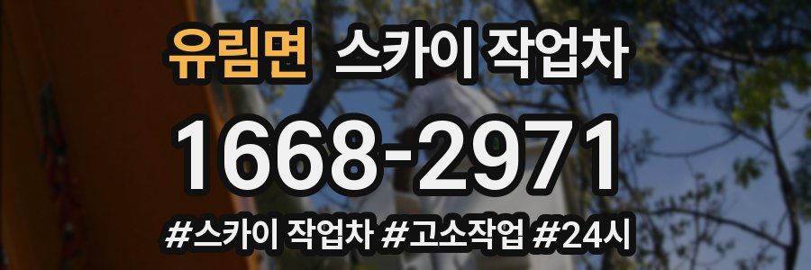 유림면 스카이 작업차