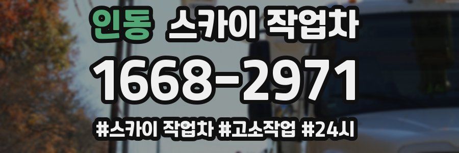 인동 스카이 작업차