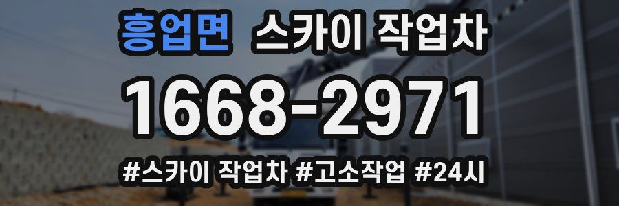 흥업면 스카이 작업차