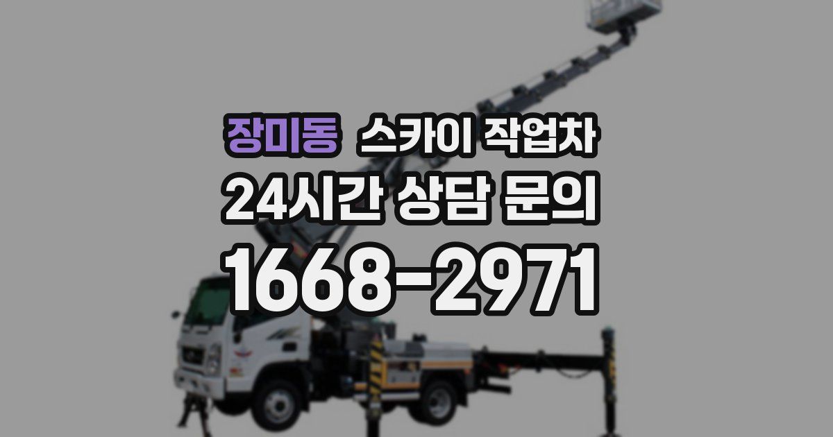 장미동 스카이 작업차