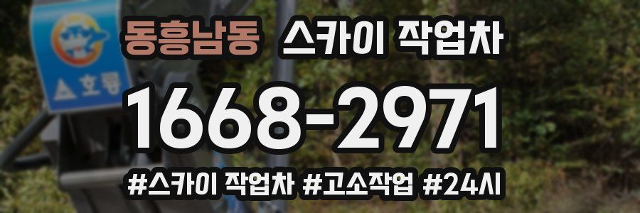 동흥남동 스카이 작업차