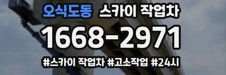 오식도동 스카이 작업차