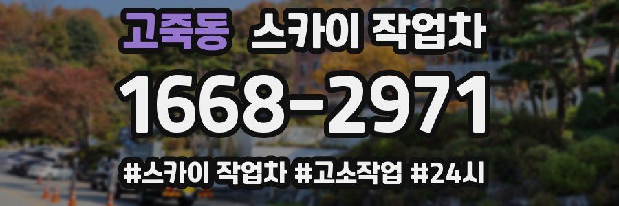 고죽동 스카이 작업차