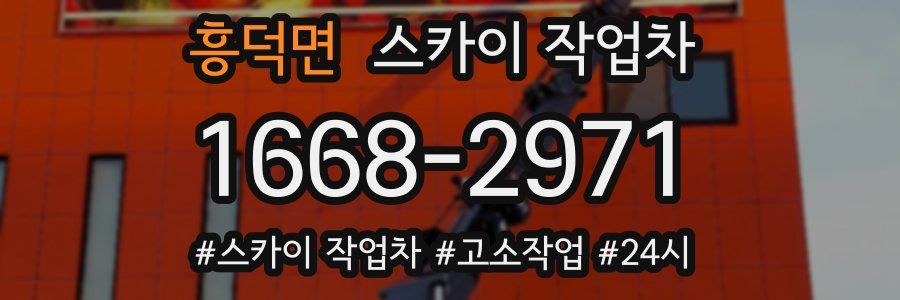 흥덕면 스카이 작업차