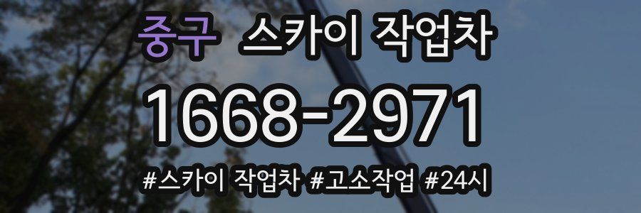 중구 스카이 작업차