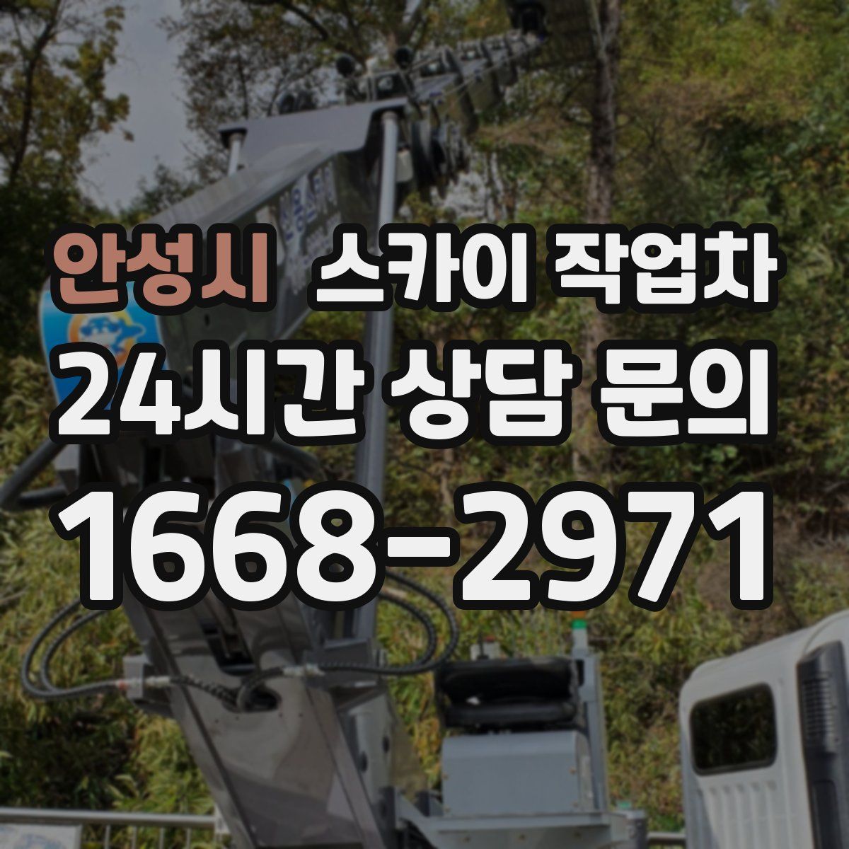 안성시 스카이 작업차